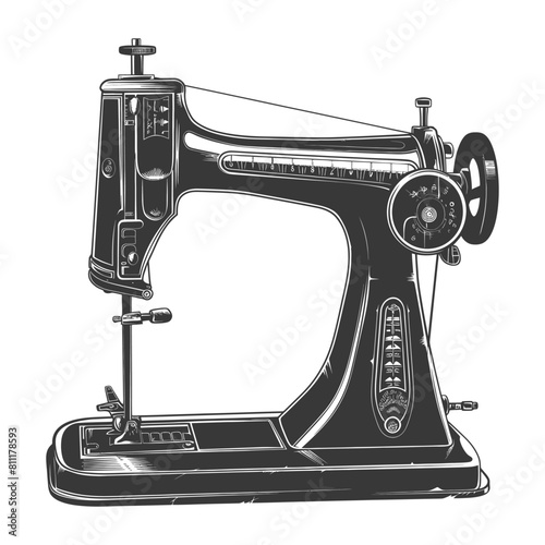 Silhouette sewing machine black color only