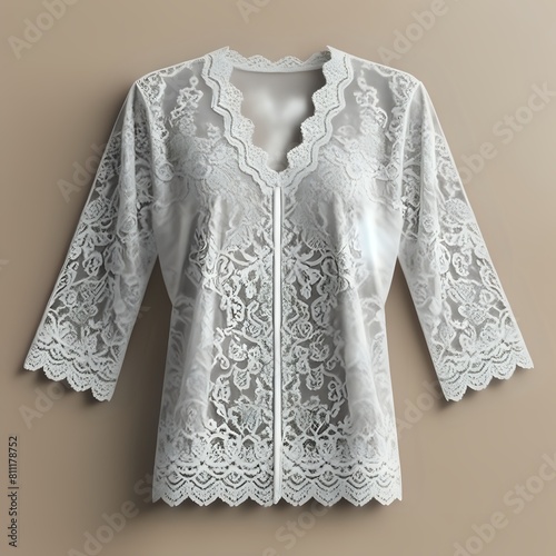 blouse on a white background