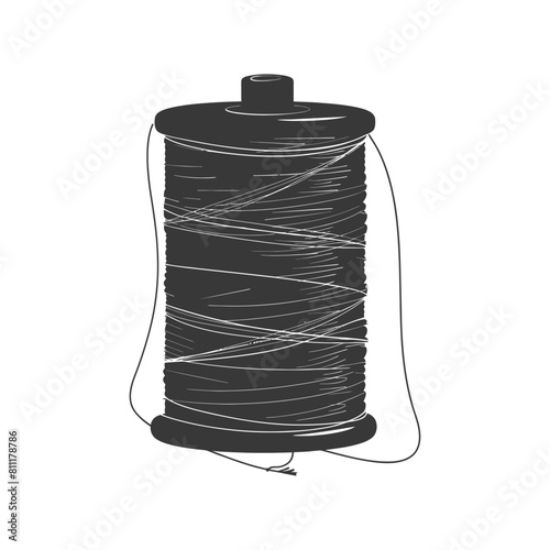 Silhouette Sewing thread roll black color only