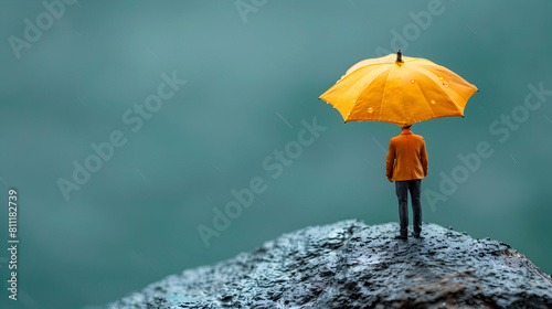 Professional Insurance Underwriter Assessing Policies to Ensure Financial Stability   Photo Stock Concept