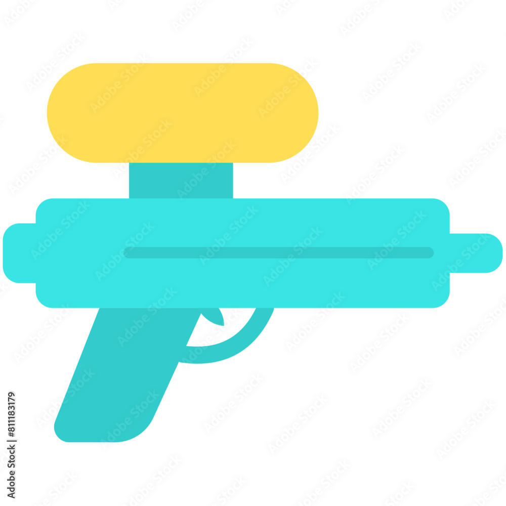 Fototapeta premium Summer Vacation Colored Icon Pack