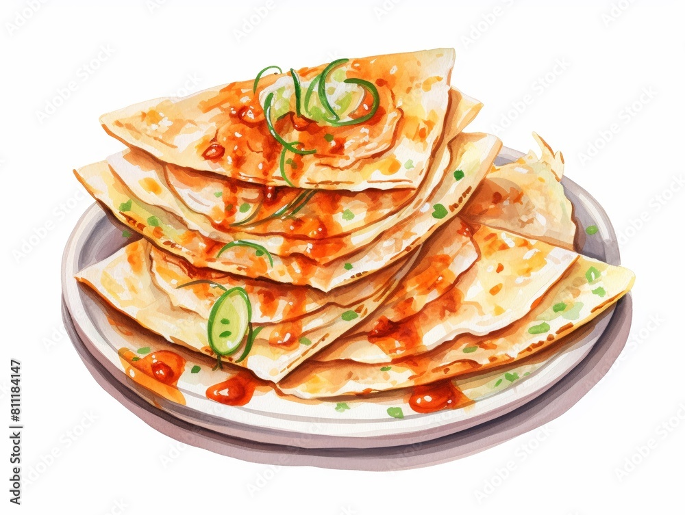 A plate of delicious nachos with melted cheese, salsa, and guacamole. A plate of delicious nachos with melted cheese, salsa, and guacamole.