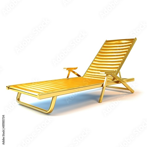 Sun lounger gold © thanawat