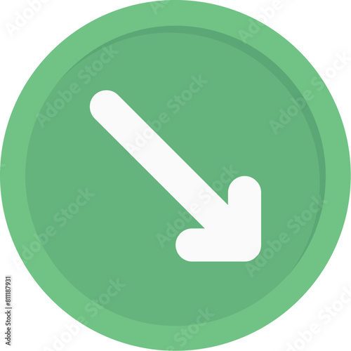 Down-Right Arrow Icon