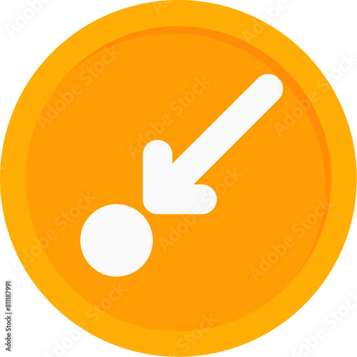 Diagonal Arrow Down-Left Icon