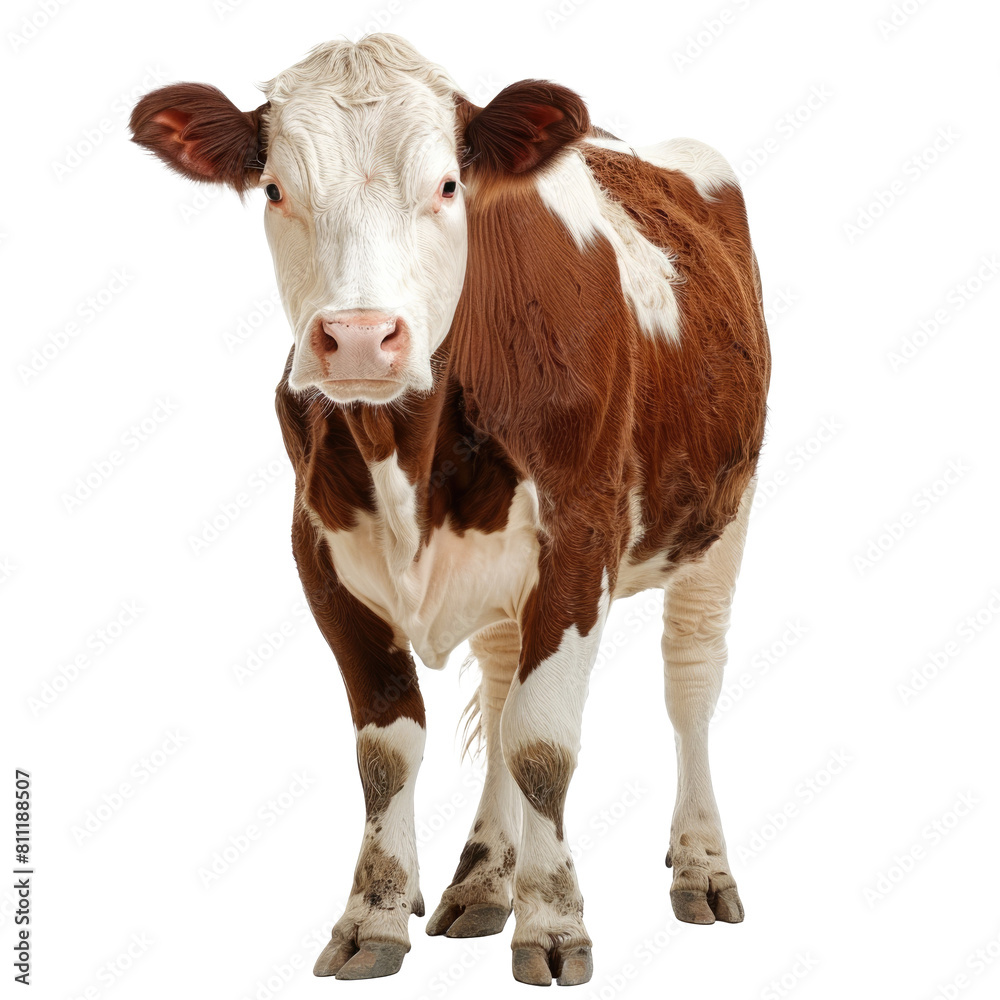 brown cow isolated on transparent background brown cow isolated on transparent background