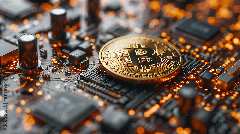 Bitcoin technology, world of cryptocurrency. Bitcoin technology, world of cryptocurrency.