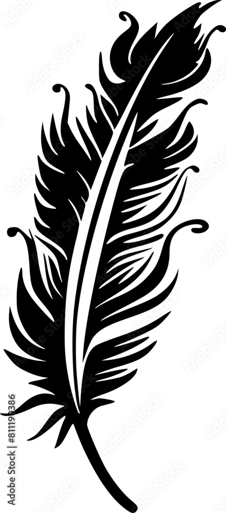 Obraz premium leave line art
