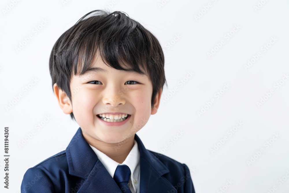 制服を着た笑顔の日本人の小学生の男の子(入学・卒業・受験・勉強・塾・学習塾) 制服を着た笑顔の日本人の小学生の男の子(入学・卒業・受験・勉強・塾・学習塾)
