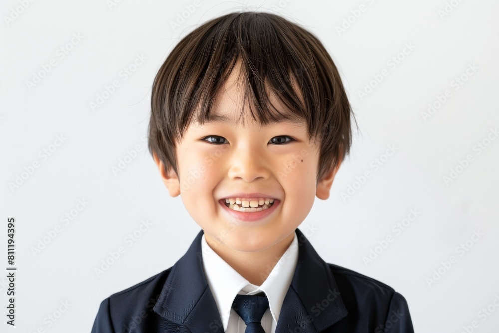 制服を着た笑顔の日本人の小学生の男の子(入学・卒業・受験・勉強・塾・学習塾) 制服を着た笑顔の日本人の小学生の男の子(入学・卒業・受験・勉強・塾・学習塾)