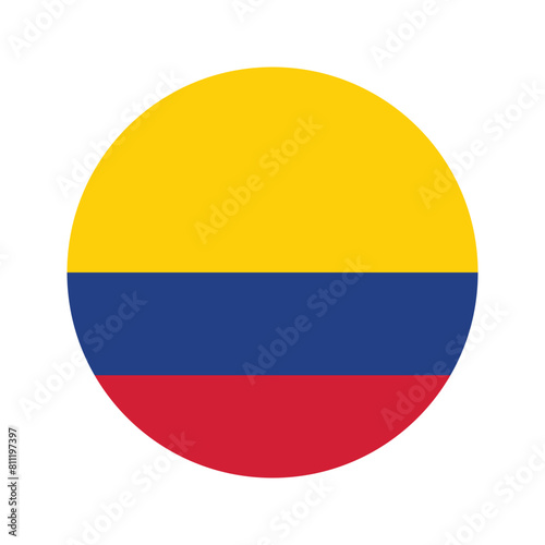 Free Download National flag of Colombia. Colombia Flag. Colombia Round flag.
 - GFXLoad
