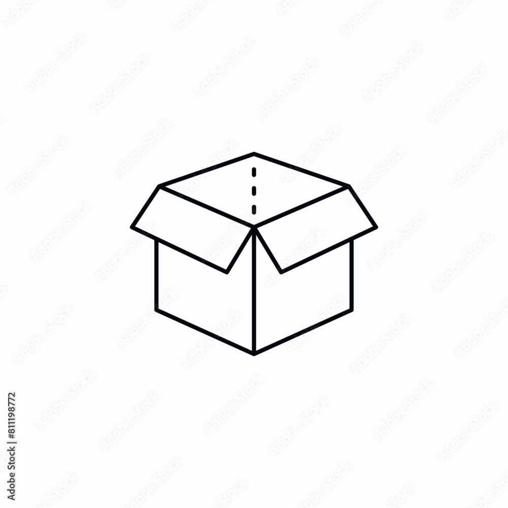 open box delivery package icon open box delivery package icon
