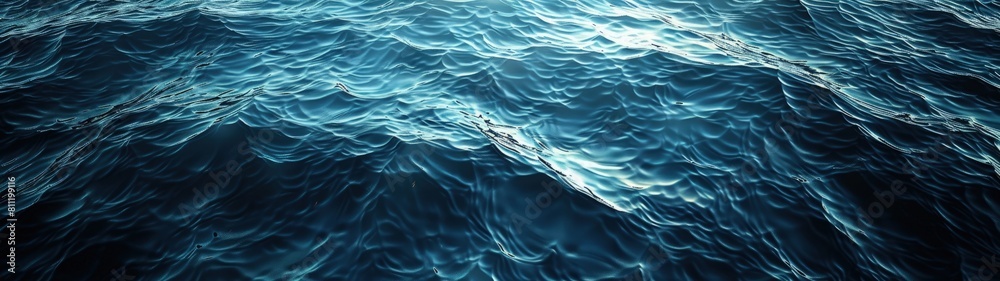 Aerial view of ocean surface waves
