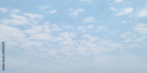 Natural and cloudy fresh blue sky background. Natural sky beautiful blue and white texture background. blue sky with cloud. sky with white clouds as background or texture	