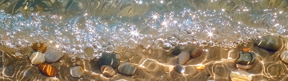 Close-Up of Shimmering Ocean Surface Close-Up of Shimmering Ocean Surface