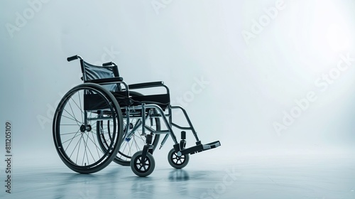  wheelchair with space for medical information