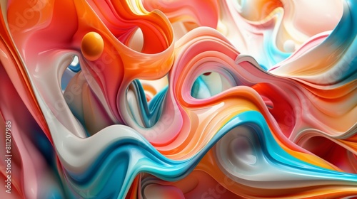 Abstract Art Design Background hyper realistic  photo
