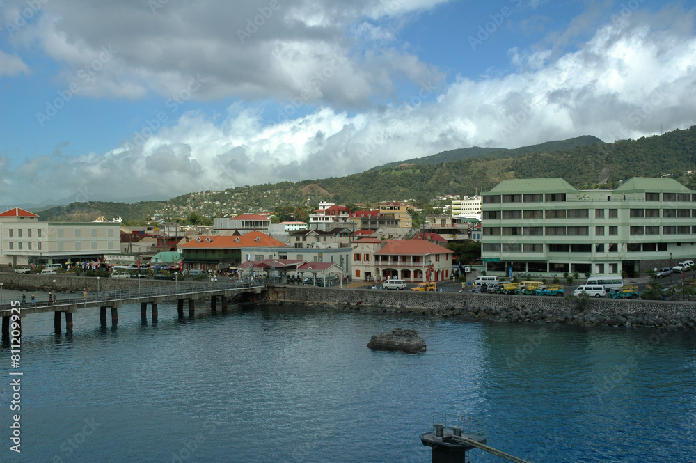 Seaside View of Roseau, Dominica