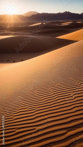  Desert sand dunes