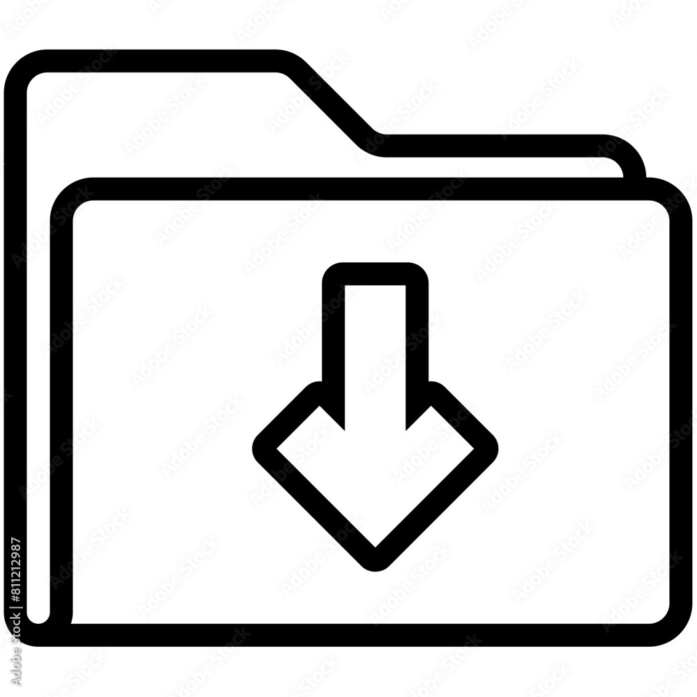 Files and Folders Outline Icon Pack Files and Folders Outline Icon Pack