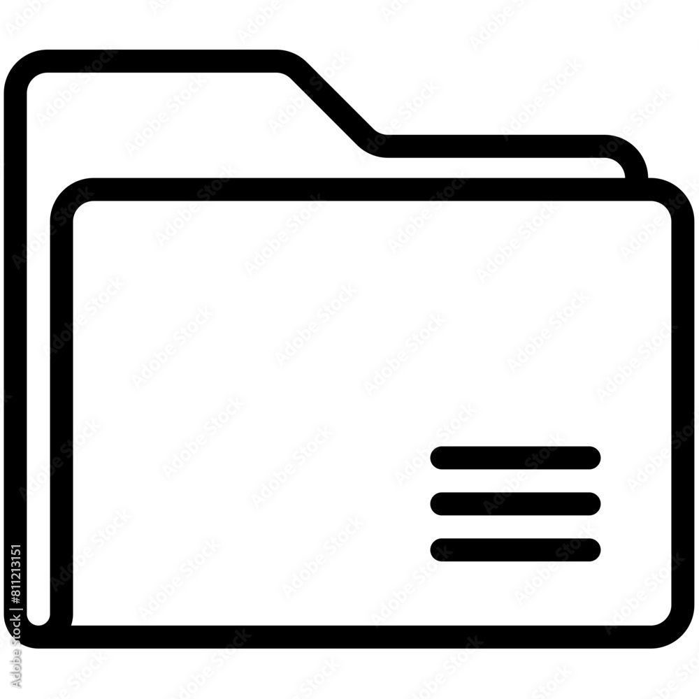 Files and Folders Outline Icon Pack Files and Folders Outline Icon Pack