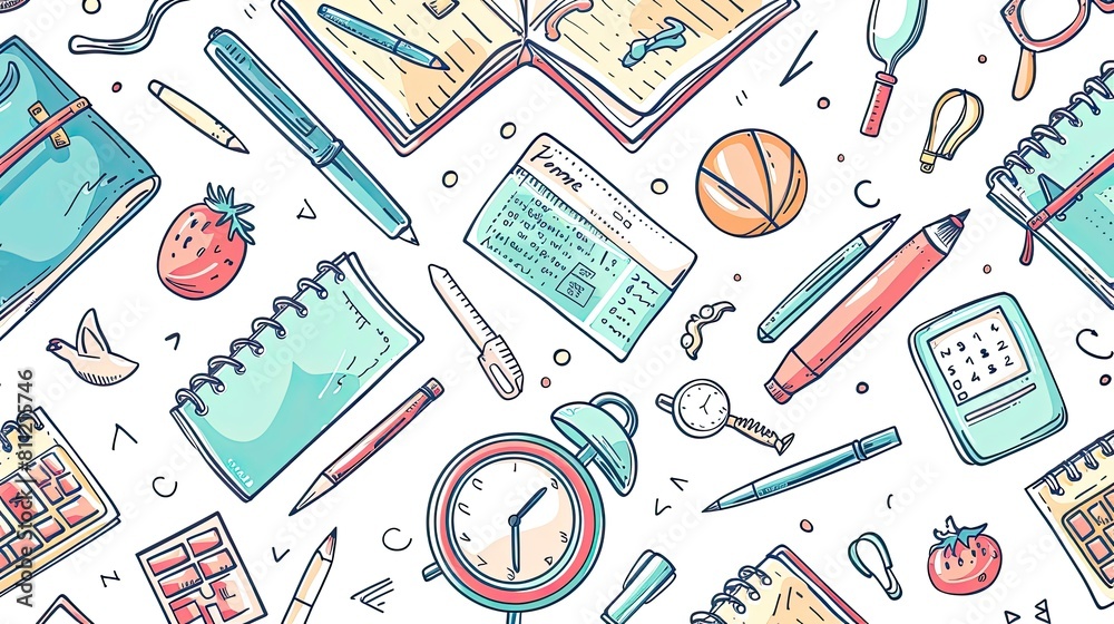 back to school seamless pattern back to school seamless pattern