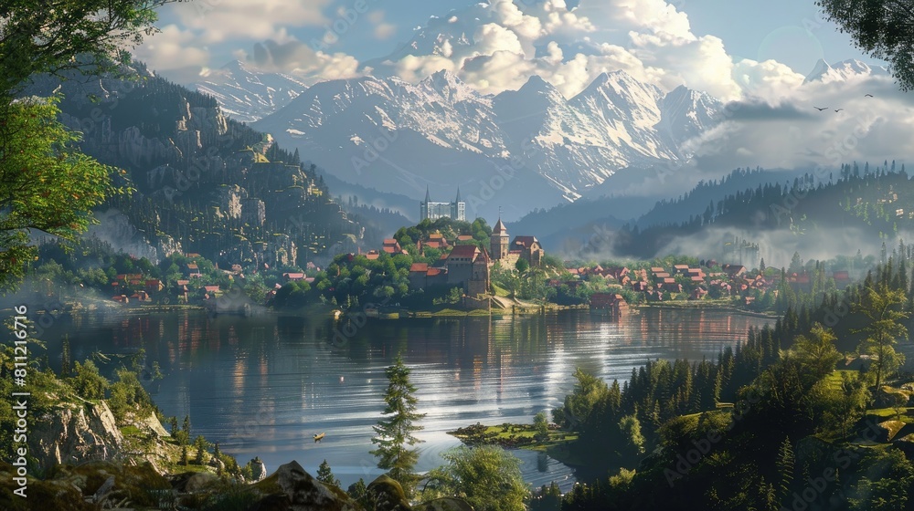 Fototapeta premium The beauty of my homeland is truly exquisite