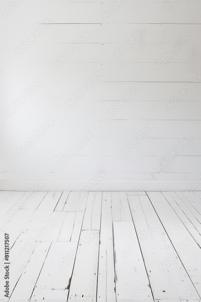 Empty bright interior with a wooden light floor. Empty bright interior with a wooden light floor.
