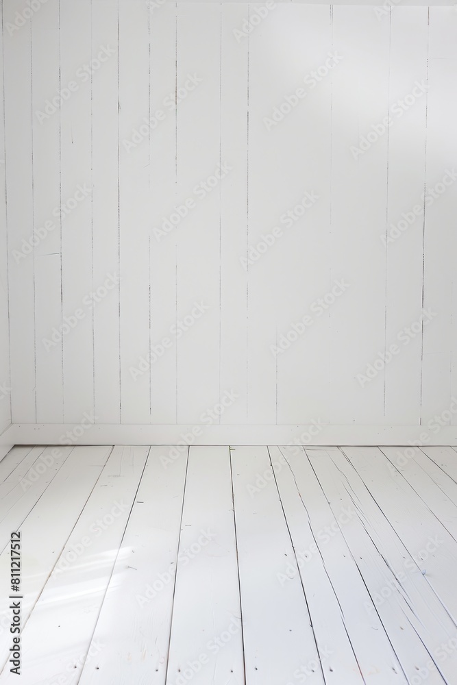Empty bright interior with a wooden light floor. Empty bright interior with a wooden light floor.