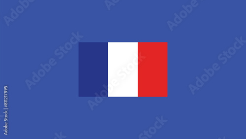 Free Download France Flag European Nations 2024 Teams Countries European Germany Football Symbol Logo Design Vector Illustration - GFXLoad
