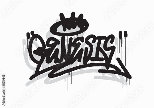GENESIS graffiti tag style design