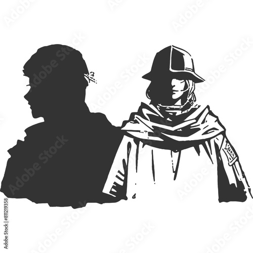 Unmask Truth Within Vintage Illustration Vector