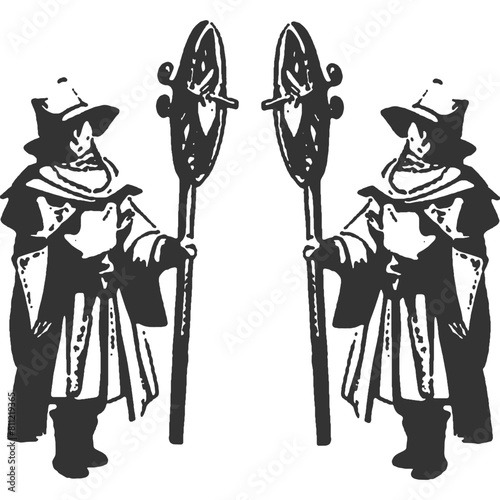 Unmask Truth Within Vintage Illustration Vector