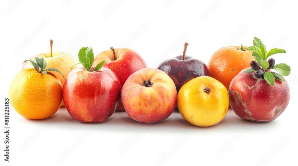 Fruit that is good for your health and isolated on a white background Fruit that is good for your health and isolated on a white background