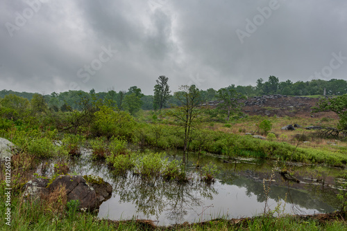 Plum Run Reflections, Gettysburg Pennsylvania USA