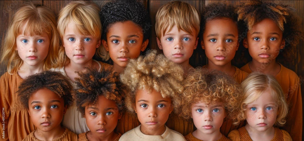 Depict the diversity of human expressions in a group of infants from various ethnicities, each one displaying a unique personality Depict the diversity of human expressions in a group of infants from various ethnicities, each one displaying a unique personality