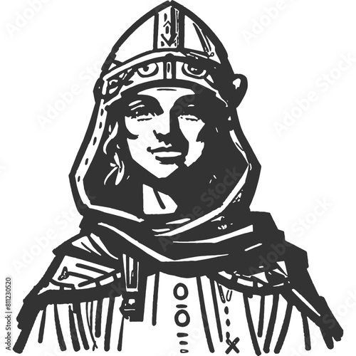 Quest Vintage Illustration Vector