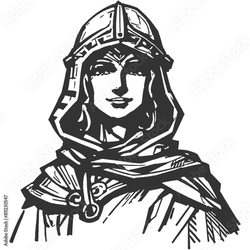 Quest Vintage Illustration Vector