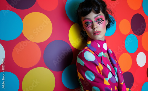 Retro Pop Art Fashion Fusion photo