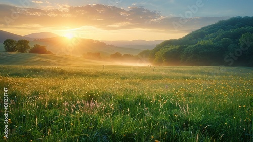 Experience the calm and beauty of a country meadow at sunrise this World Environment Day