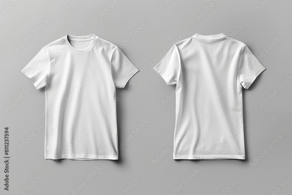 White T-Shirt Template Mockup White T-Shirt Template Mockup