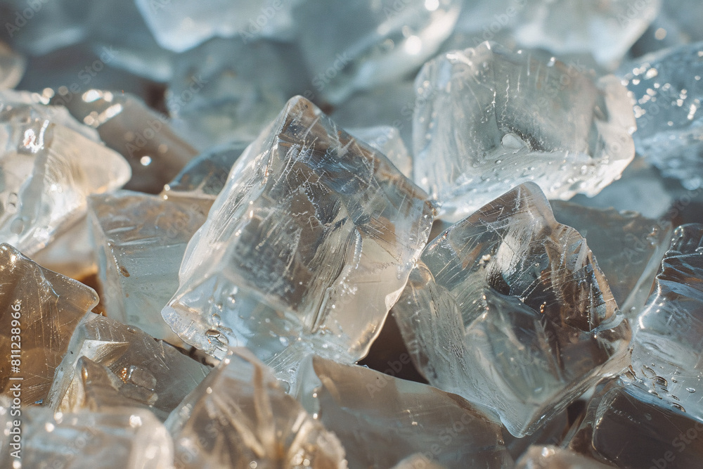 close up of ice cubes background close up of ice cubes background