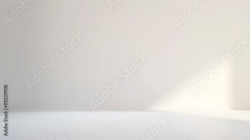 Pristine white background offering a spacious blank advertising space, perfect for custom graphics and targeted marketing campaigns