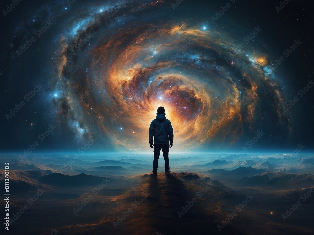 © dasha122007 - The concept of AI and the future. Consciousness The universe is intertwined with the essence of human beings in the cosmos. Neural Net. © dasha122007 - The concept of AI and the future. Consciousness The universe is intertwined with the essence of human beings in the cosmos. Neural Net.