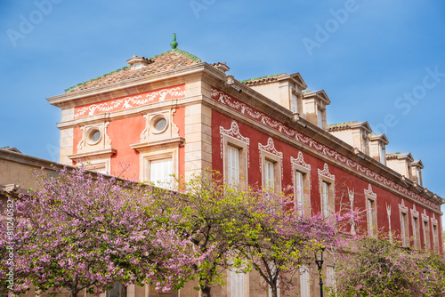 Schule Institut Verdaguer im Parc de La Ciutadella in Barcelona, Spanien. photo