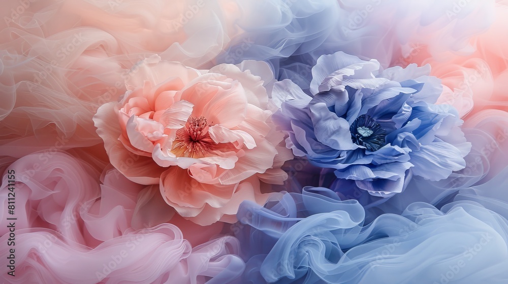 Design an abstract painting with soft, ethereal brushstrokes in shades of pink and lavender, conveying a sense of delicacy and Design an abstract painting with soft, ethereal brushstrokes in shades of pink and lavender, conveying a sense of delicacy and