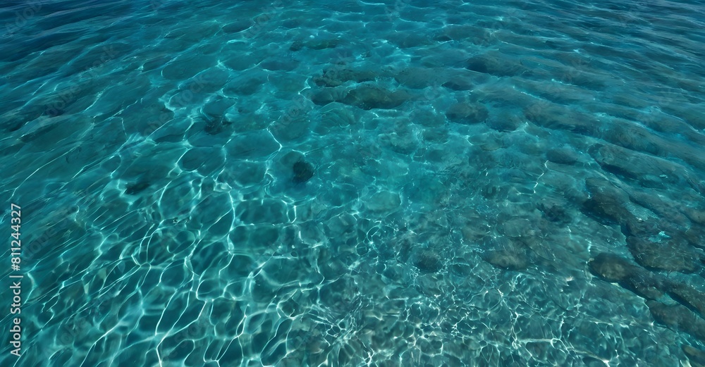 blue ocean water shining in summer sun. Summer background blue ocean water shining in summer sun. Summer background
