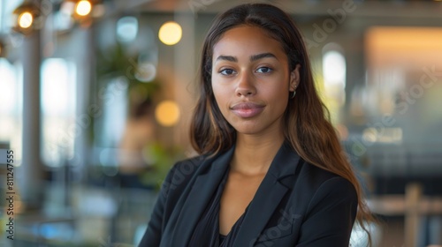 Portrait of a youthful female sales professional