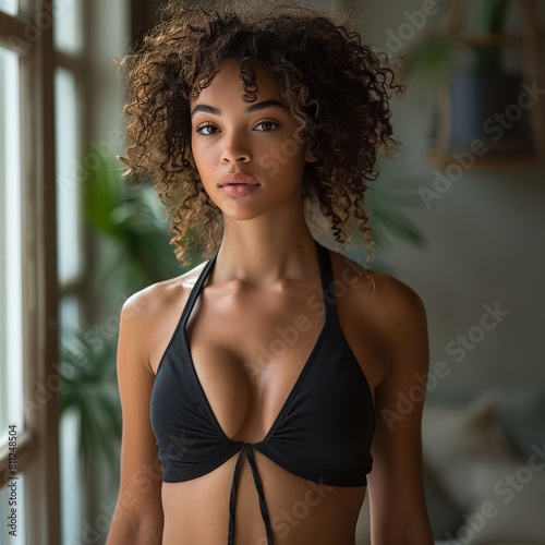 A woman with a black bikini top © JOSEMANUEL