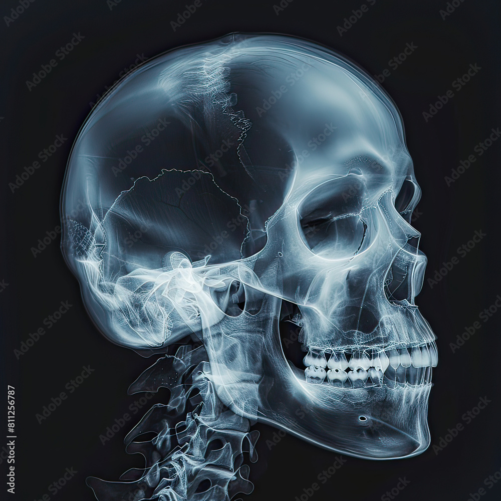 Film skull lateral view Film skull lateral view
